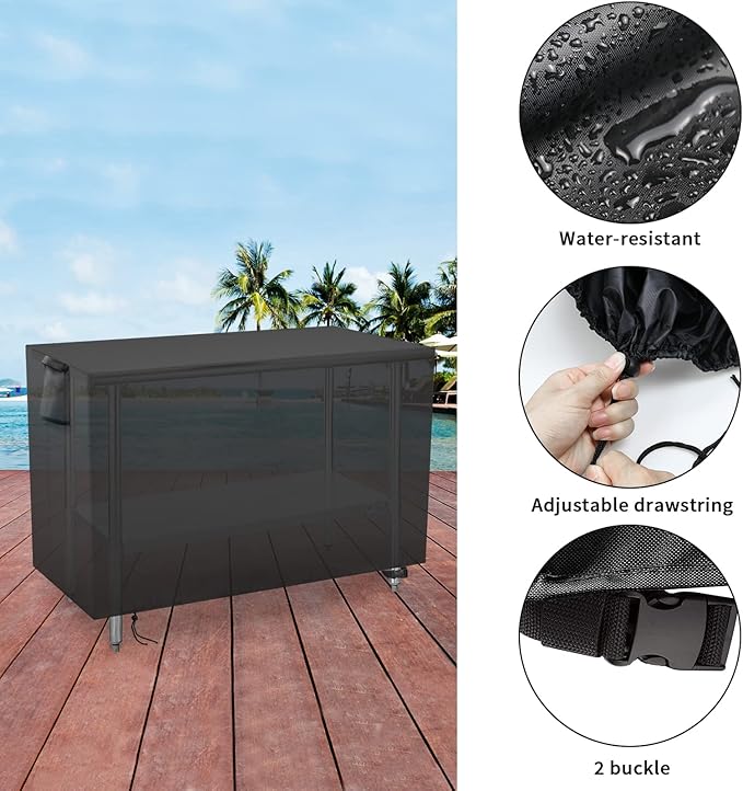 Outdoor Prep Table Cover 30 Inch, Waterproof Patio Stainless Steel Metal BBQ - Image 3