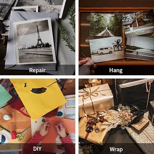 12 Rolls Transparent Tape Refills - Image 5