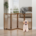 Dog Gates for Doorways, Tall Dog Gate Indoor, Foldable Pet Gates for Doorways by Algherohein