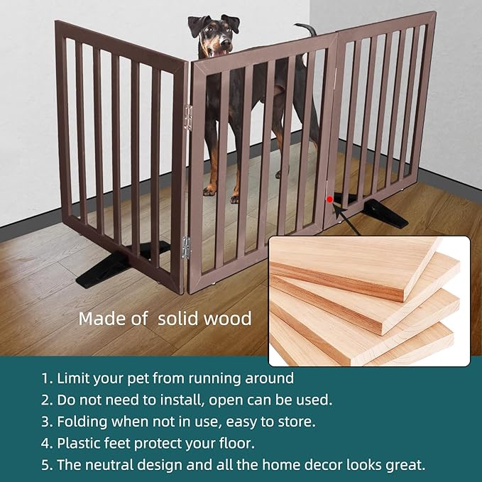 ZJSF Freestanding Indoor Dog Gate - Image 6