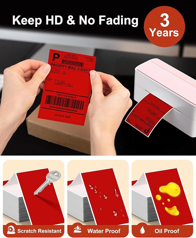 Phomemo 4x6 Thermal Label Printer Paper - Image 2