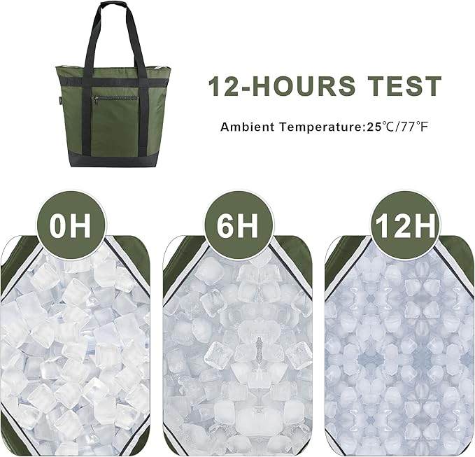 BeeGreen Cooler Bag Soft Leakproof Insulated Tote - Image 2