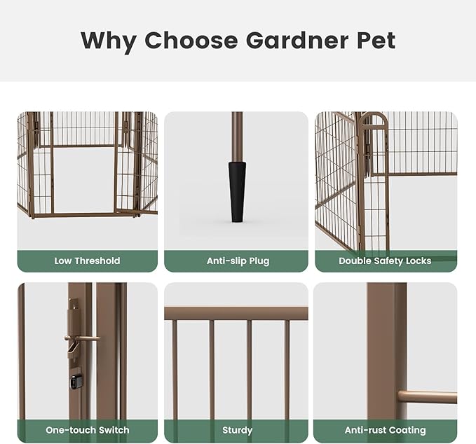 40 in Decorative Garden Fence Outdoor - Image 4