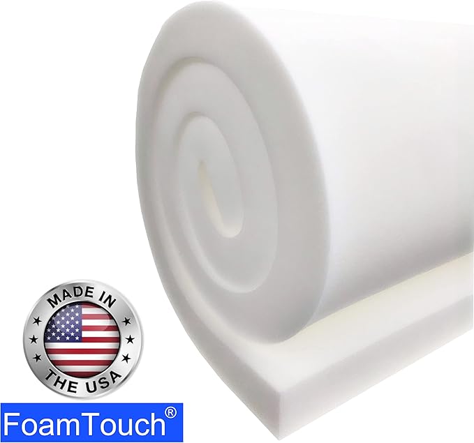 FoamTouch Upholstery Foam Cushion High Density 3'' Height x 30'' Width x 72'' - Image 3
