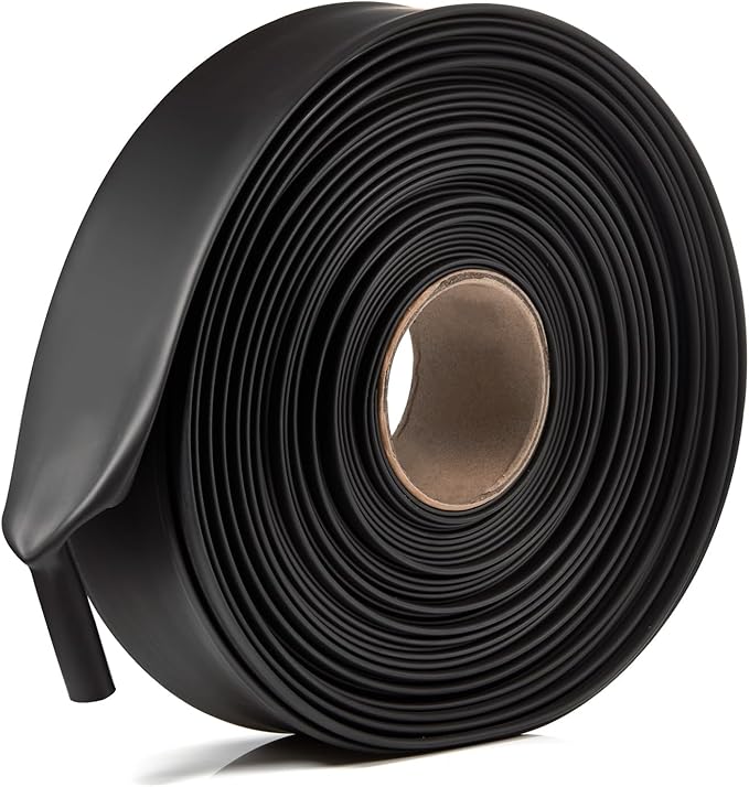 Chanzon 1-1/2 inch Black Heat Shrink Tubing by Chanzon