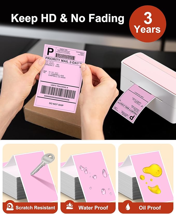 Phomemo 4x6 Thermal Label Printer Paper - Image 2