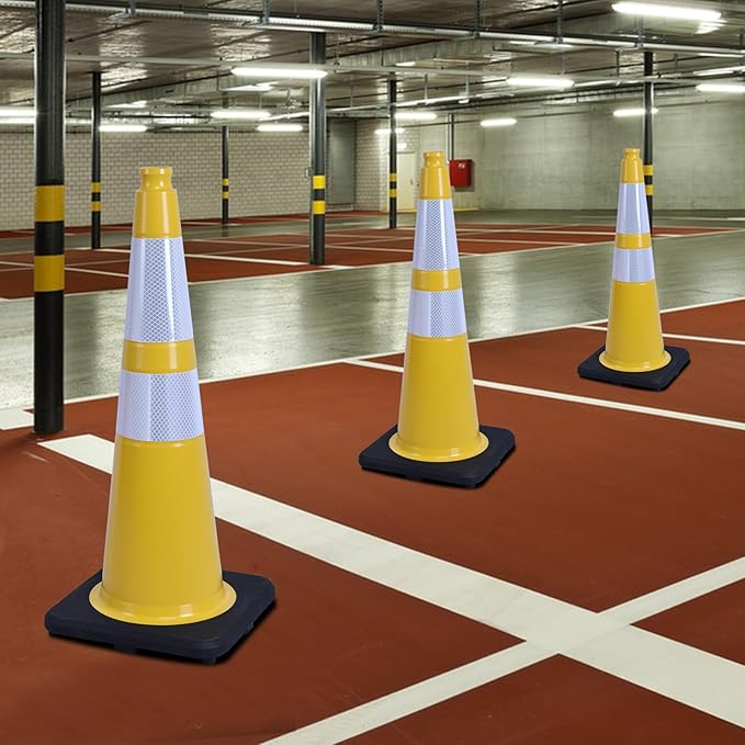 360 Pack 28" Yellow Traffic Cones - Image 6