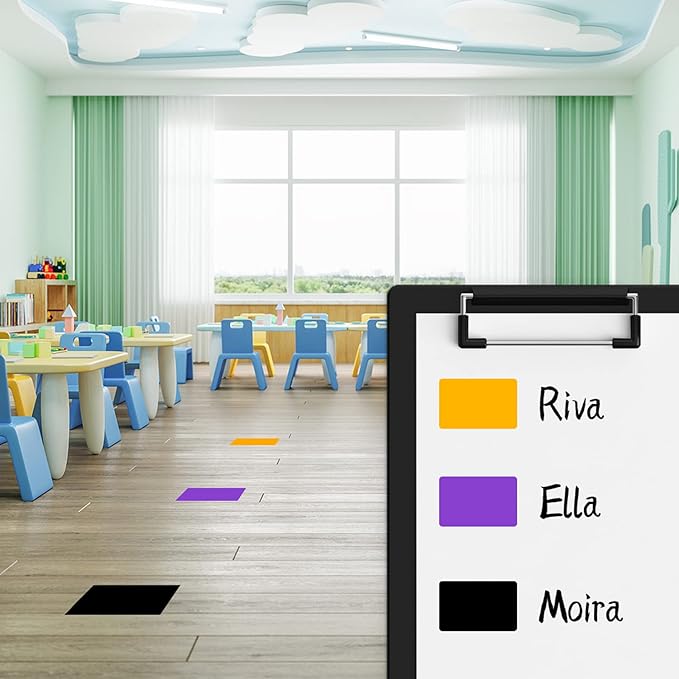 Rectangle Labels Sticker 3×5 Inch Vinyl Floor Stickers Color Coding Name Tags - Image 5