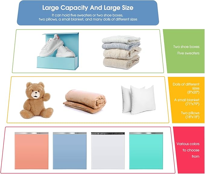 Metronic Poly Mailers 24x24 50PC, Extra Large Shipping Bags Mailing Envelopes - Image 9