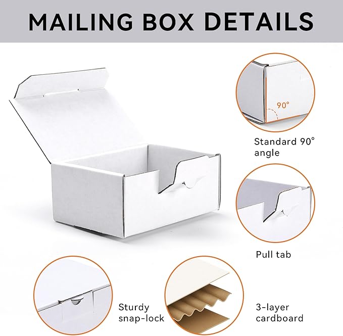 Small Shipping Boxes 3.5x2.2x1.6 Inches, Gift Packaging - Image 3