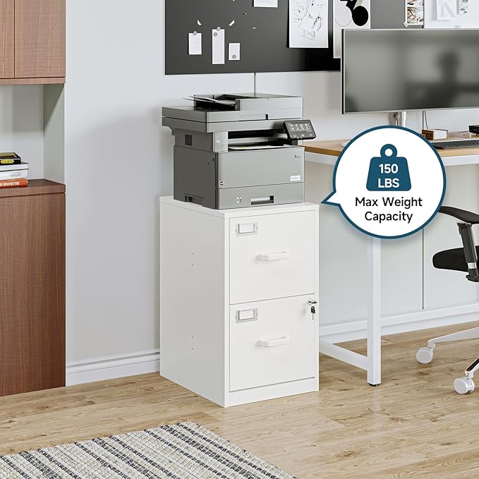MIIIKO 2 Drawer Filing Cabinet - Image 5