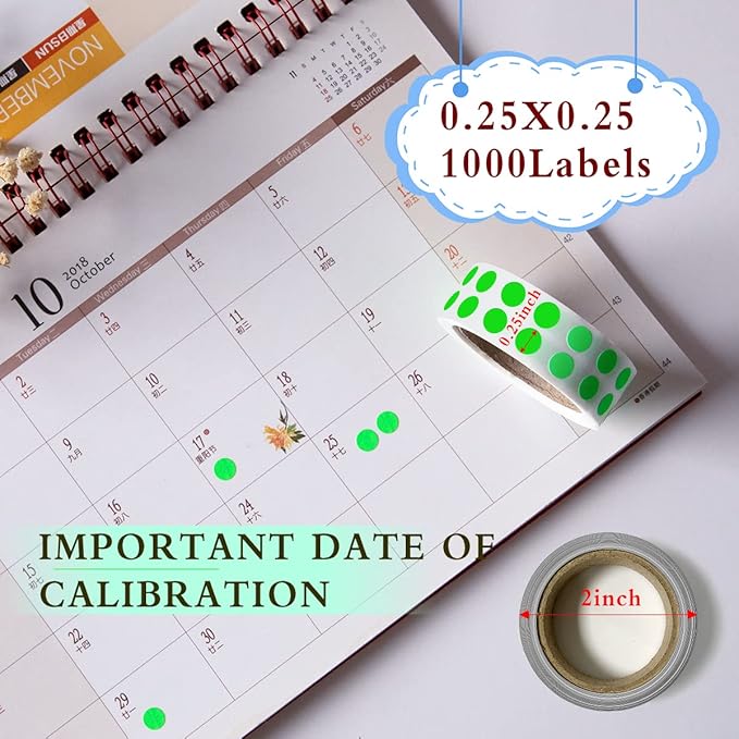 PARLAIM 0.25 Inch Color-Code Dot Stickers, 1000 Stickers Roll Coding Label - Image 2