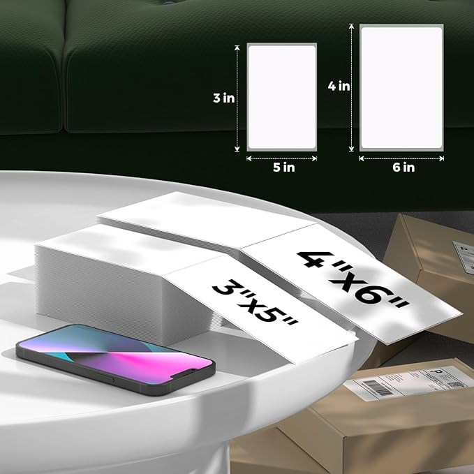 MUNBYN 3x5 Inch Thermal Shipping Labels, Shipping Packages, 500 Sheets/1 Roll - Image 7