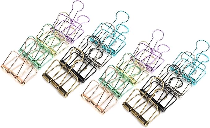 16 Pcs Hollow Binder Clips - Image 9