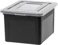 IRIS USA File Box, Plastic File Organizer by IRISUSA