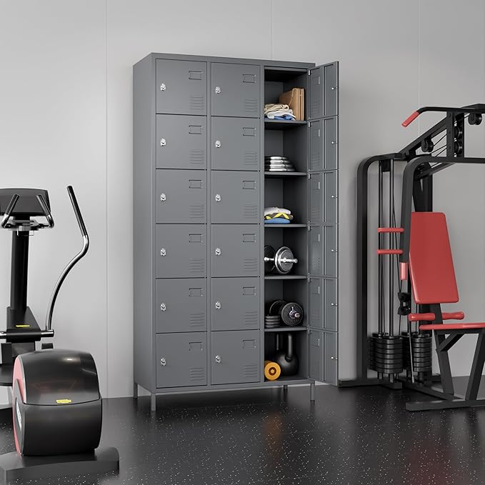 72" inch Employee Locker, Tall Metal Storage Locker - Image 5