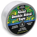 Clear Double-Sided Tape for Crafts, 2 Inch Wide Heavy-Duty Adhesive, Strong by HippieCrafter