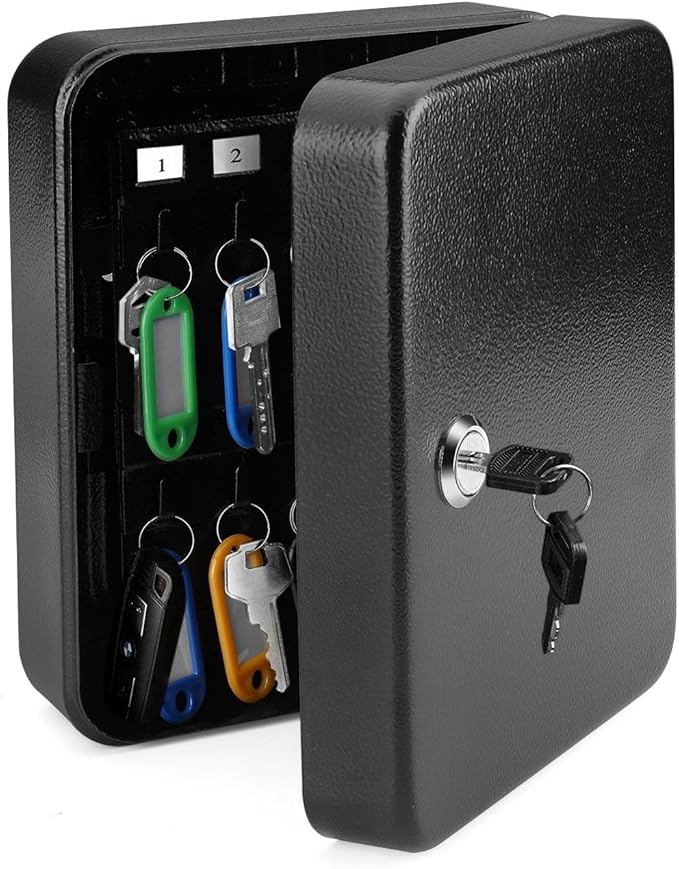 Flexzion Key Cabinet Key Lock Box Wall Mount by Flexzion