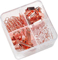 Paper Clips and Binder Clips Set, Metal Assorted Sized Binders by CREECHWA