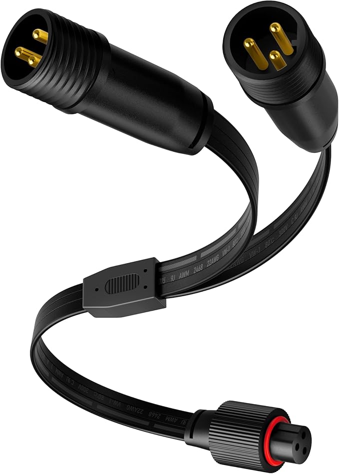 Y-Splitter for Govee Permanent Outdoor Lights, Waterproof Y-Connector Extension by Unknown