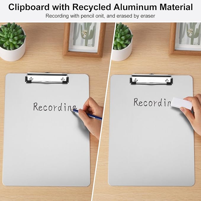 ZCZN Metal Clipboards, 18 Pack Heavy Duty Aluminum Clipboards 12 x 9 Inches - Image 4