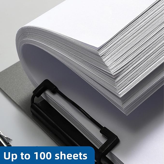 Clipboard Folder, 6 Pack A4 Foldable Clipboards File Folder Flip Writing Pad - Image 2