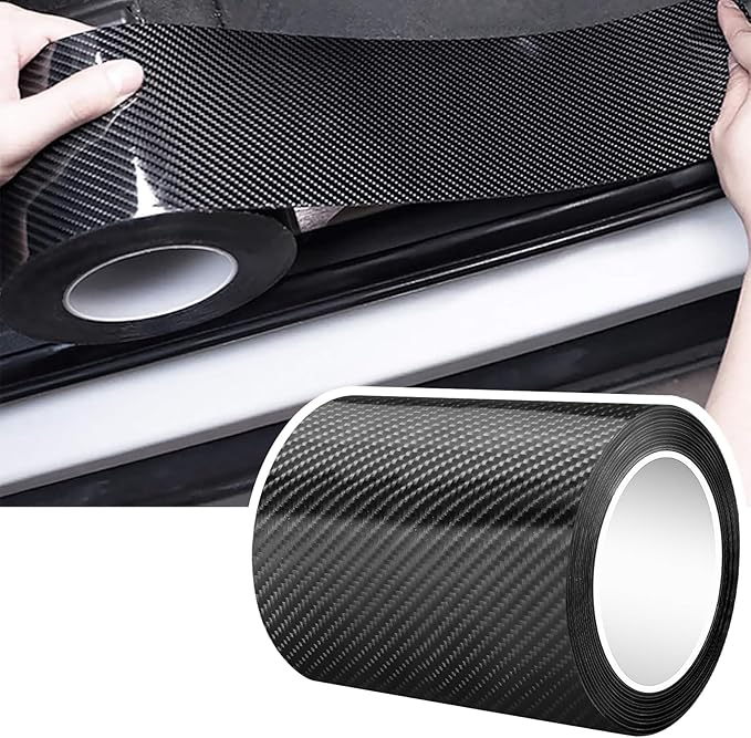 DGSL Car Door Edge Guards Door Sill Protector, 4In x 19.7Ft 5D Carbon Fiber Car by DGSL