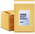 Kraft Bubble Mailers 200 Pack, 8.5 x 12 Inch Padded Shipping Envelopes by Pacron