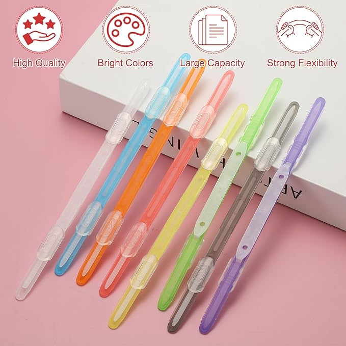 PATIKIL 20 Pcs Loose-Leaf Paper Binding Clamps - Image 4