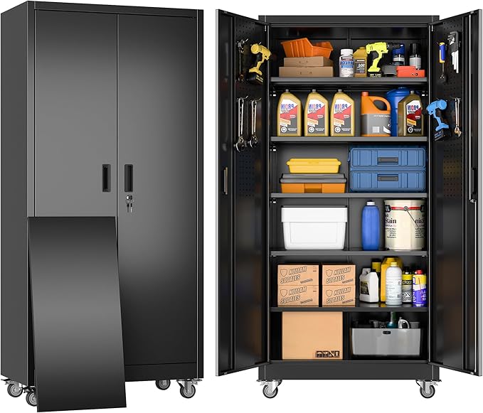 SUXXAN Metal Garage Storage Cabinet by SUXXANFurniture
