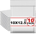 Ireer 10 Pack Extra Large 10 x 13" Bubble Mailers Poly Padded Envelopes by Ireer