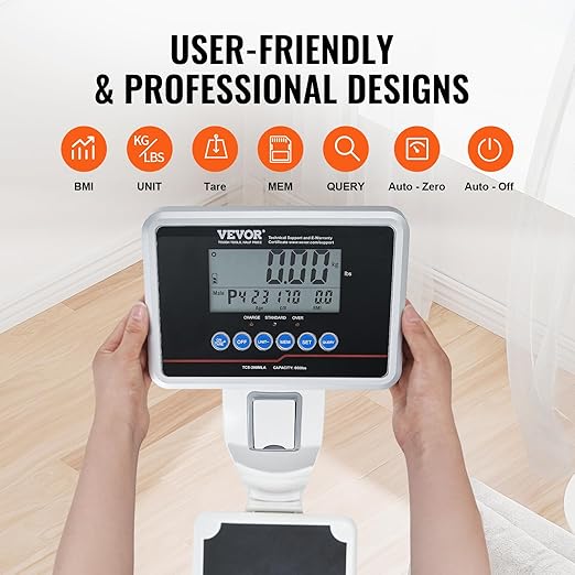 VEVOR Medical Digital Scale, Professional Physician Scale - Image 5