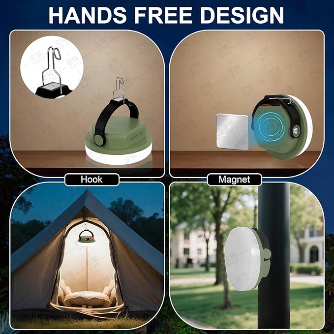 Rechargeable Camping Light MAYDENG 4000mAh, Waterproof LED Light. Suitable - Image 4