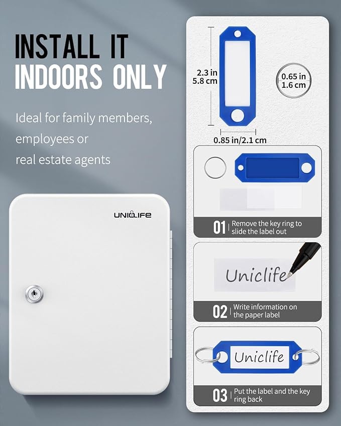 Uniclife 28 Position Key Cabinet - Image 7