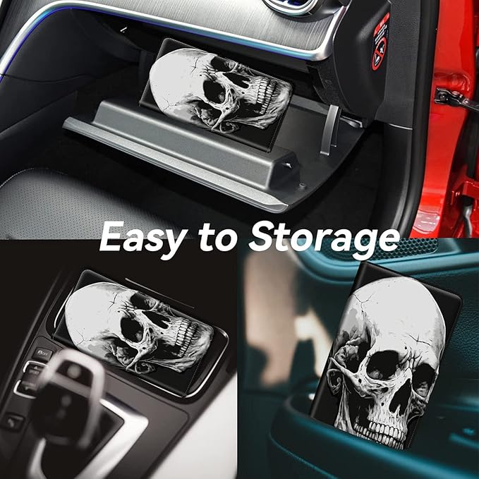 Car Registration and Insurance Holder, Leather Car Glove Box Organizer - Image 4