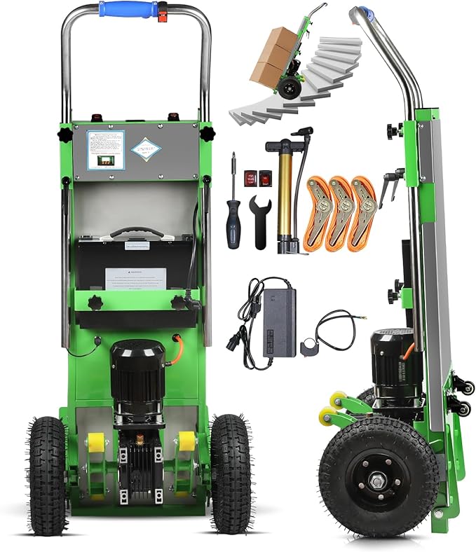 Electric Stair Climbing Dolly, 1250W Electric Stair Climbing Hand Truck by Unknown