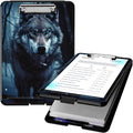 Clipboard with Storage, High Capacity Plastic Storage Clipboard with Low by Qindaiwen
