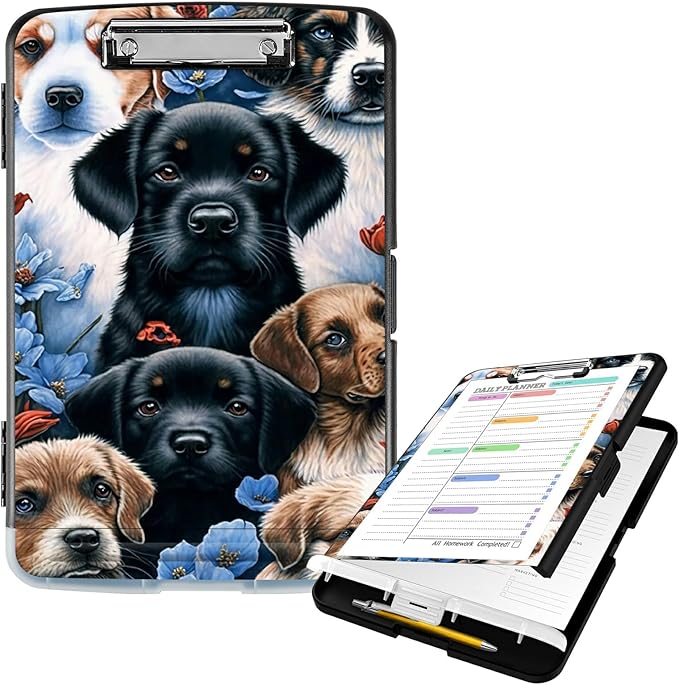 Clipboard with Storage High Capacity Plastic Nursing Clipboards with Pen Holder by Unknown