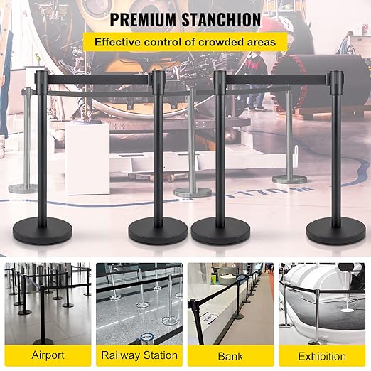 VEVOR Crowd Control Stanchion, Stanchion Set - Image 2