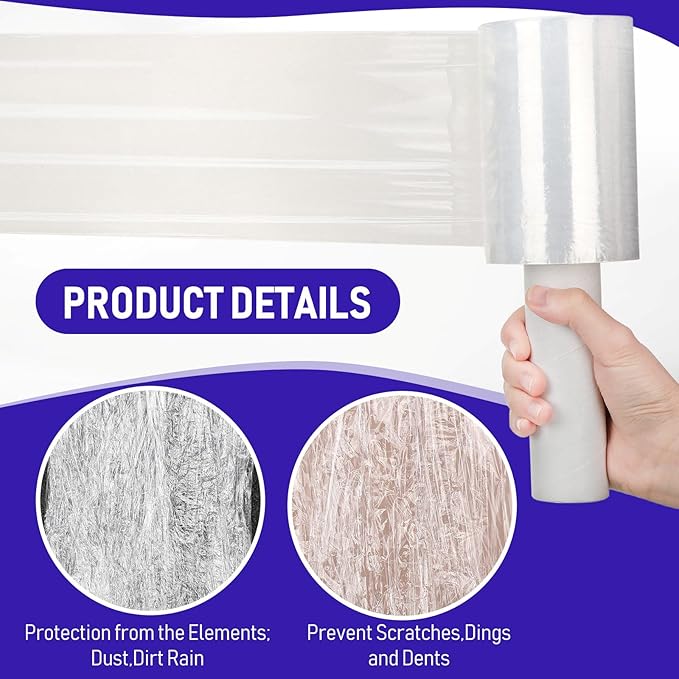 Sherr 5 Inch Stretch Shrink Film Roll Plastic Wrap - Image 5