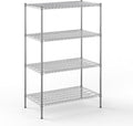 24" Deep x 42" Wide x 64" Height Wire Shelving Kit | 4-Tier | NSF Commercial by Regal+Altair