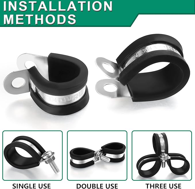 20PCS 1/2 Inch Cable Clamps - Image 5