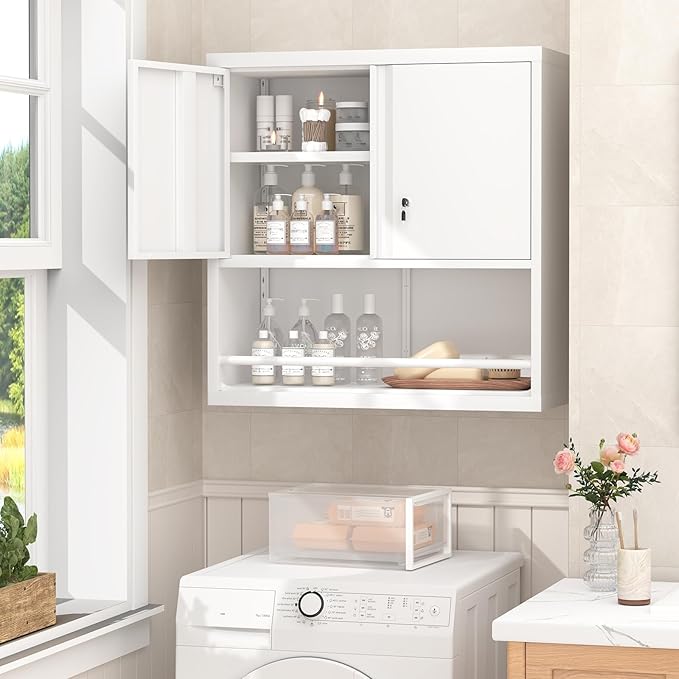 GREATMEET 31" H Metal Cabinets - Image 4