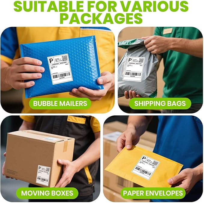 ADHES 4x6 Thermal Shipping Labels 4 Pack – 220 Labels Per Roll, 880 Total - Image 6