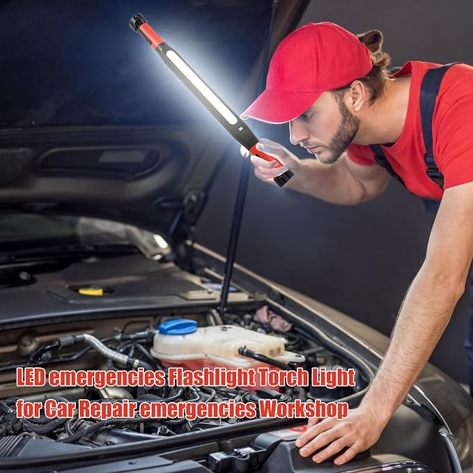 2026 New Magnetic Work Light, Rechargeable LED Mechanic Light, Under Hood Work - Image 2