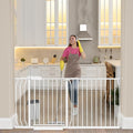 Extra Wide Baby Gate Extra Tall Dog Gate by HOOOEN
