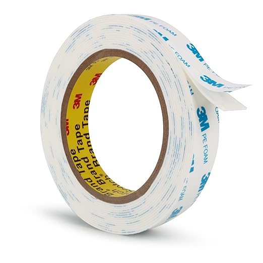 3M Double Sided Tape 0.75"×16.5Ft, No Damage Double Sided Wall Tape, Heavy Duty by 3MFullRangeProducts