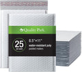 Quality Park Bubble Mailers, 8.25 x 11 Shipping Envelopes, Water Resistant by Quality+Park