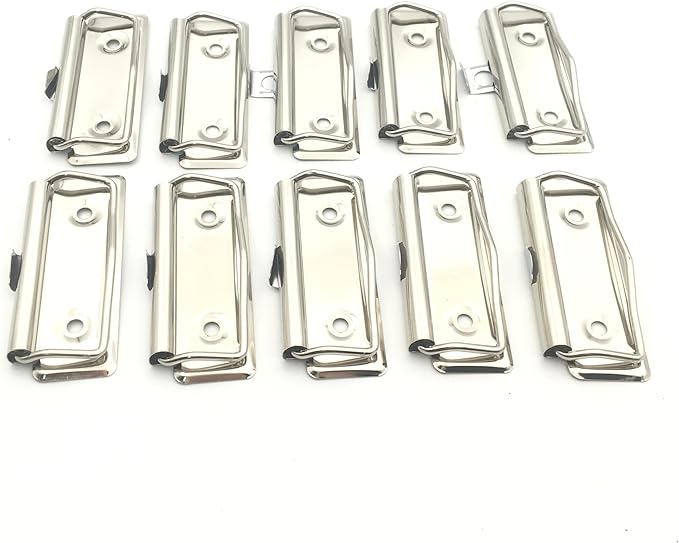 Shuokecrafts10 Pack Metal Clipboard Clips by shuokecrafts