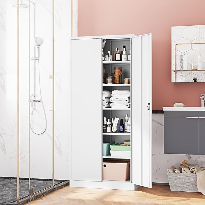 Metal Storage Cabinet-72” Tall Steel File Cabinets - Image 9